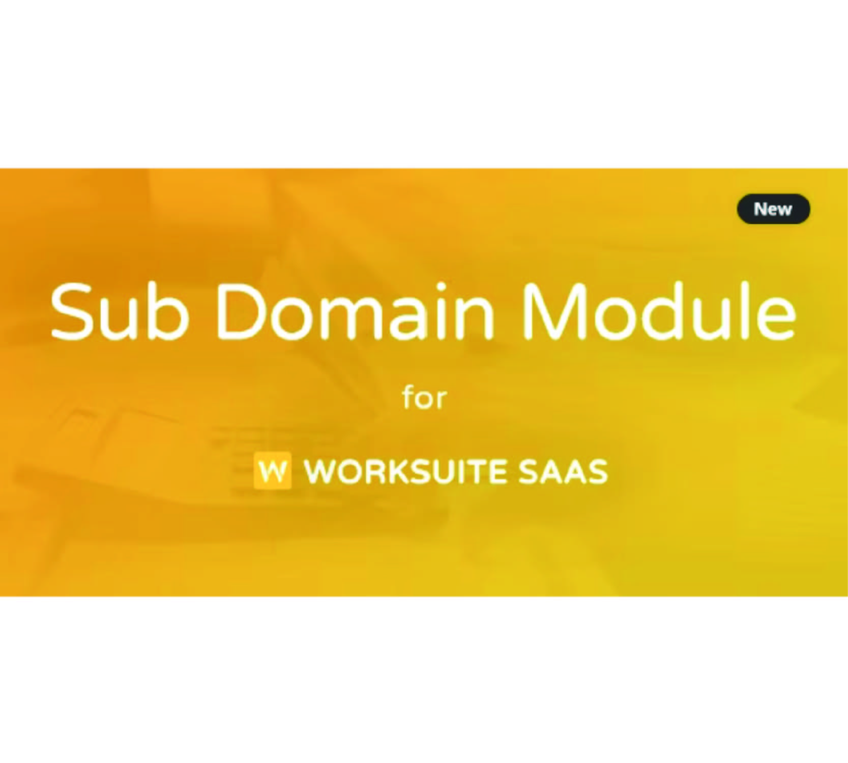 Worksuite SAAS 的子域模块